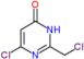 4-cloro-2-(clorometil)-1H-pirimidin-6-ona