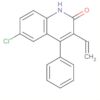 2(1H)-Quinolinone, 6-chloro-3-ethenyl-4-phenyl-