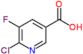 6-chloro-5-fluoropyridine-3-carboxylic acid