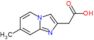 (7-methylimidazo[1,2-a]pyridin-2-yl)acetic acid