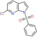 1-(benzenesulfonyl)-6-chloro-pyrrolo[2,3-b]pyridine