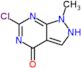 6-chloro-1-methyl-1,2-dihydro-4H-pyrazolo[3,4-d]pyrimidin-4-one