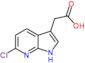 2-(6-chloro-1H-pyrrolo[2,3-b]pyridin-3-yl)acetic acid