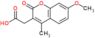 (7-methoxy-4-methyl-2-oxo-2H-chromen-3-yl)acetic acid