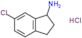 6-Chloroindan-1-amine hydrochloride (1:1)