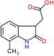 2-(7-methyl-2-oxo-indolin-3-yl)acetic acid