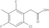 Benzeneacetic acid, 6-chloro-2,4-difluoro-3-methyl-