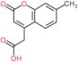 (7-methyl-2-oxo-2H-chromen-4-yl)acetic acid