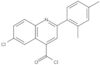 6-Chloro-2-(2,4-dimethylphenyl)-4-quinolinecarbonyl chloride