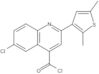 Cloruro de 6-cloro-2-(2,5-dimetil-3-tienil)-4-quinolinocarbonilo