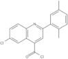 6-Chloro-2-(2,5-dimethylphenyl)-4-quinolinecarbonyl chloride