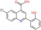 6-chloro-2-(2-hydroxyphenyl)quinoline-4-carboxylic acid