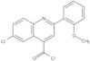 6-Chloro-2-(2-methoxyphenyl)-4-quinolinecarbonyl chloride