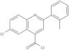 6-Chloro-2-(2-methylphenyl)-4-quinolinecarbonyl chloride