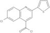 6-Chloro-2-(2-thienyl)-4-quinolinecarbonyl chloride