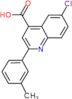 6-Chloro-2-(3-methylphenyl)-4-quinolinecarboxylic acid