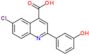 6-chloro-2-(3-hydroxyphenyl)quinoline-4-carboxylic acid