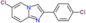 6-chloro-2-(4-chlorophenyl)imidazo[1,2-a]pyridine