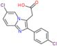 [6-chloro-2-(4-chlorophenyl)imidazo[1,2-a]pyridin-3-yl]acetic acid