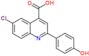 acido 6-cloro-2-(4-idrossifenil)chinolina-4-carbossilico