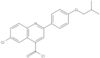 Cloruro de 6-cloro-2-[4-(2-metilpropoxi)fenil]-4-quinolinacarbonilo