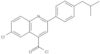 6-Chloro-2-[4-(2-methylpropyl)phenyl]-4-quinolinecarbonyl chloride