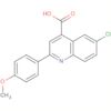 4-Quinolinecarboxylic acid, 6-chloro-2-(4-methoxyphenyl)-