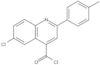 6-Chloro-2-(4-methylphenyl)-4-quinolinecarbonyl chloride