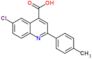 6-chloro-2-(4-methylphenyl)quinoline-4-carboxylic acid