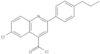 6-Chloro-2-(4-propylphenyl)-4-quinolinecarbonyl chloride