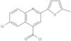 Cloreto de 6-cloro-2-(5-metil-2-tienil)-4-quinolinocarbonilo