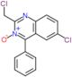 2-Chloromethyl-4-phenyl-6-chloroquinazoline 3-oxide