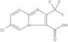 6-Chloro-2-(trifluoromethyl)imidazo[1,2-a]pyridine-3-carboxylic acid