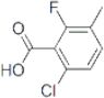 6-Chloro-2-fluoro-3-methylbenzoic acid