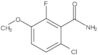 6-Chloro-2-fluoro-3-methoxybenzamide