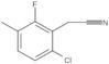 6-Chloro-2-fluoro-3-methylbenzeneacetonitrile