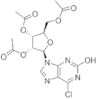 6-Chloro-2-hydroxy-9-(2',3',5'-tri-O-acetyl-b-D-ribofuranosyl)purine