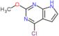 4-chloro-2-methoxy-7H-pyrrolo[2,3-d]pyrimidine