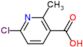 3-pyridinecarboxylic acid, 6-chloro-2-methyl-