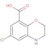 2H-1,4-Benzoxazine-8-carboxylic acid, 6-chloro-3,4-dihydro-