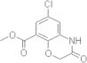 6-Chloro-3,4-dihydro-3-oxo-2H-1,4-benzoxazine-8-carboxylic acid methyl ester