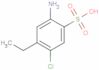 2-Amino-5-chloro-4-ethylbenzenesulfonic acid