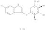 b-D-Glucopyranosiduronic acid,6-chloro-1H-indol-3-yl, monosodium salt (9CI)