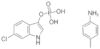 1H-Indol-3-ol, 6-chloro-, phosphate de dihydrogène (ester), comp. avec 4-méthylbenzénamine (1:1)