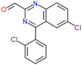 6-chloro-4-(2-chlorophenyl)quinazoline-2-carbaldehyde