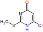 6-chloro-2-(methylsulfanyl)pyrimidin-4(1H)-one