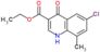 ethyl 6-chloro-8-methyl-4-oxo-1,4-dihydroquinoline-3-carboxylate