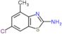 6-Chloro-4-methyl-2-benzothiazolamine