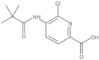 6-Chloro-5-[(2,2-dimethyl-1-oxopropyl)amino]-2-pyridinecarboxylic acid