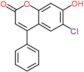 6-chloro-7-hydroxy-4-phenyl-2H-chromen-2-one